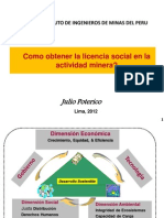 O Obtener La Licencia Social en La Actividad Minera 06.14