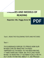 Theories and Models of Reading