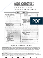 Mage Knight - Unlimited Rulebook Jan 2002