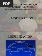 Liofilizacion. Diapositivas.