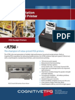 Cognitive TPG A798 Single-Station Direct Thermal Printer Brochure