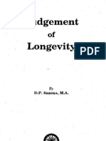 Judgement of Longevity by D P Saxena