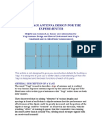 Basic Yagi Antenna Design For The Experimenter