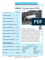 ReoTemp Thermocouple & RTD Catalog