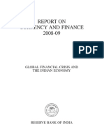 Report On Currency and Finance 2008-09