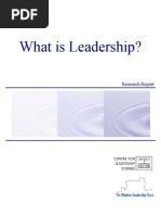 What Is Leadership?