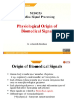 Physiological Origin of Biomedical Signal