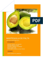 MANTEQUILLA DE PALTA INVESTIGACIÓN DE MERCADO Por Hacer