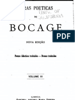 Obras Poéticas de Bocage: Poemas Didácticos Traduzidos, Dramas Traduzidos