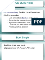 Rhce Study Notes:, Redhat Linux Flash Cards Stuff To Remember