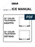 Sylvania 6424tfs Sst4245 SM