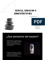 Existencia, Espacio y ARQUITECTURA