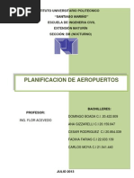 Planificacion de Aeropuerto