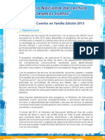 Concurso Cuentos en Familia 2013 PDF