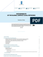 Sustainability of The Global Compact Local Networks