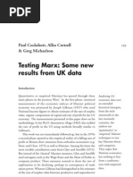 Cockshott, Paul, Allin Cottrell & Greg Michaelson 1995 'Testing Marx - Some New Results From UK Data' Capital & Class, Vol. 55 (Pp. 103 - 129)