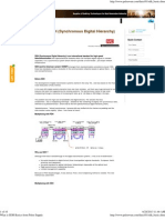 What Is SDH (Synchronous Digital Hierarchy) : Quick Contact