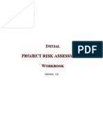 Initial Project Risk Assessment Workbook