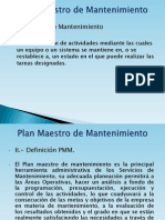 Plan Maestro de Mantenimiento