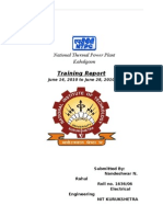 NTPC Kahalgaon Training Report