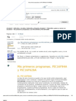 Mis Primeros Programas Con PIC16F84A y PIC16F628A PDF