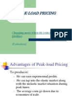 Peak-Load Pricing: Charging More When Its Costs More To Produce