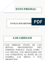 Evolución Histótica Del Impuesto Predial