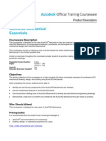 Autocad Mechanical Essentials