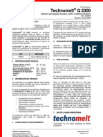 Ficha Técnica Technomelt® Q 2300 (Español)