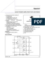 Dual Btl/Quad Power Amplifier For Car Radio: Protections