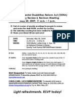 DDRA Review and Revision MTG Sat May 30 09 MTG Flier