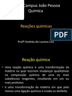 Aula 1 - Reações Químicas