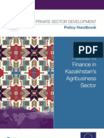 Improving Access To Finance in Kazakhstan's Agribusiness Sector