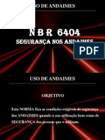 Manual Montagens de Andaimes - NBR 6404