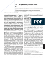 Molecular Basis of A Progressive Juvenile-Onset Hereditary Cataract