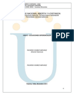 Protocolo de Ecuaciones Diferenciales 2012