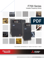 Mitsubishi F700 VFD Brochure