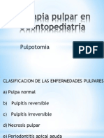 Terapia Pulpar en Odontopediatría