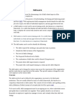 Skill Matrix Document