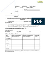 Florida Child Custody Form