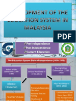 Development in Malaysia Education