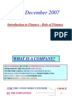 Introduction To Finance