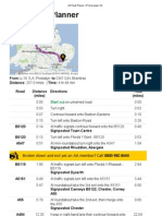 AA Route Planner - Print Preview - AA