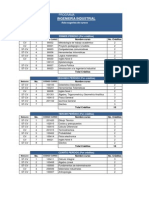 Ruta Sugerida Cursos-Ing Industrial