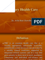 Primary Health Care: Dr. Ariful Bari Chowdhury