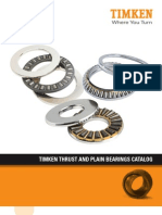 Timken Thrust and Plain Bearings Catalog