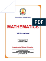 Class 7 Maths EnglishMedium