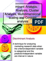 Analysis Factor Analysis Cluster Analysis