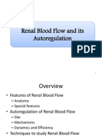 Renal Blood Flow and Its Autoregulation (Seminar)