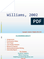 Williams, 2002 Solution